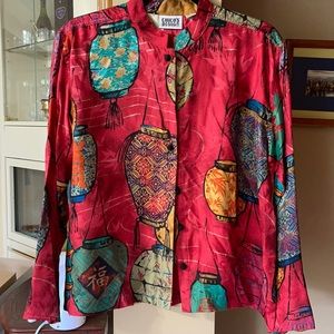 Chico’s Design silk shirt size 1